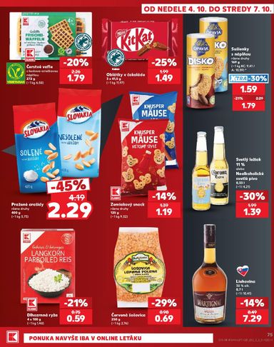 Leták Kaufland - Kaufland od 01.10. do 07.10. - strana 75