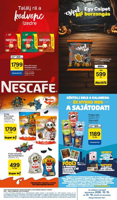 Akciós újság Tesco - Tesco érvényes 10.15.-tól 10.21.-ig - 19 oldal