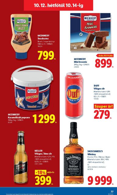 Akciós újság Lidl - Lidl érvényes 10.08.-tól 10.14.-ig - 77 oldal