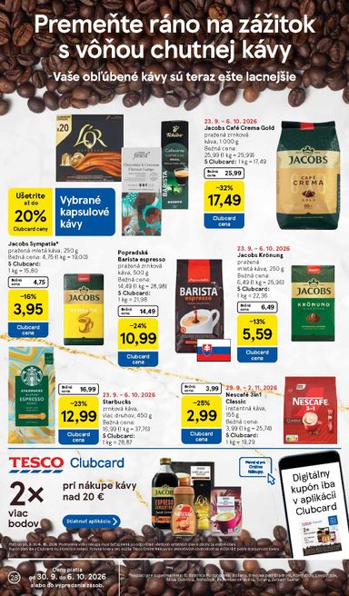 Leták Tesco - Tesco supermarket od 30.09. do 06.10. - strana 28