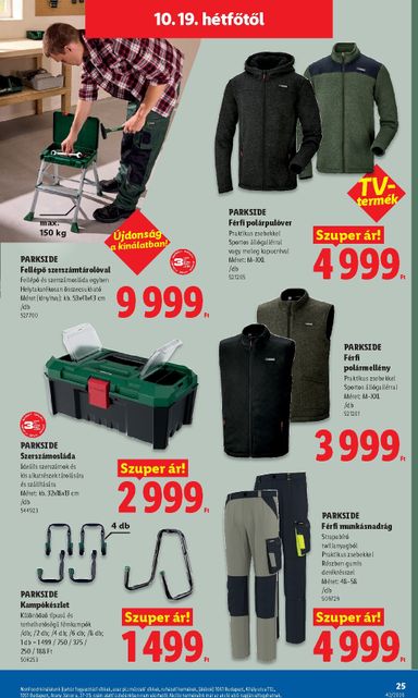 Akciós újság Lidl - Lidl - Nonfood érvényes 10.15.-tól 10.21.-ig - 25 oldal