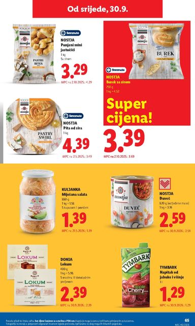 Katalog Lidl - Lidl vrijedi od 28.09. do 04.10. - stranica 65