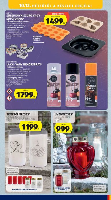 Akciós újság Aldi - Aldi - Középső sor termékei érvényes 10.08.-tól 10.14.-ig - 9 oldal