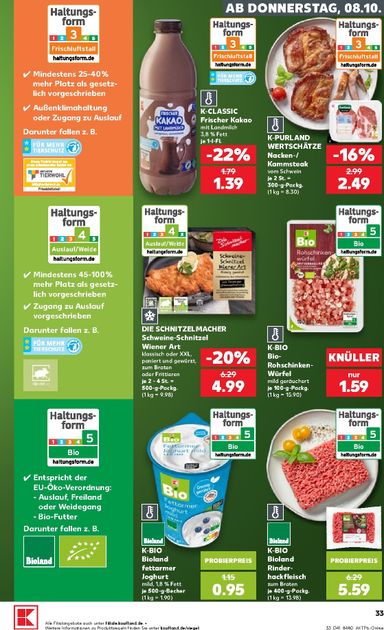 Leták Kaufland Německo - Kaufland Německo od 08.10. do 14.10. - strana 33