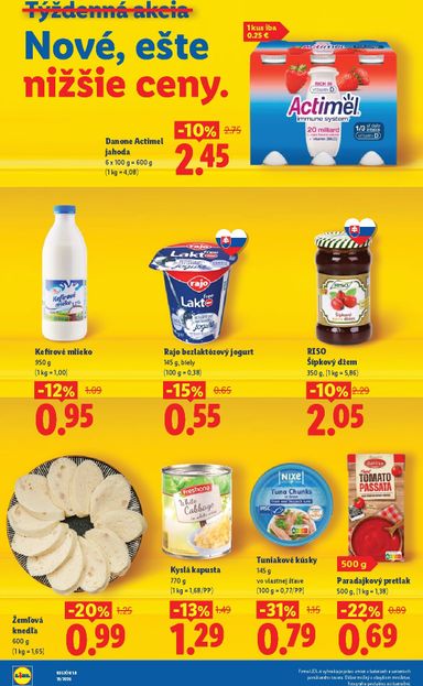 Leták Lidl - Lidl - Dlhodobo zlacnené od 03.07. do 31.12. - strana 6