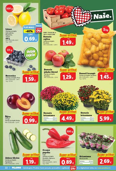 Katalog Plodine - Plodine vrijedi od 30.09. do 06.10. - stranica 22