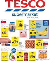 Tesco supermarket platný od stredy 07.10.2026