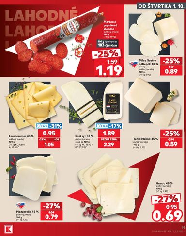Leták Kaufland - Kaufland od 01.10. do 07.10. - strana 19