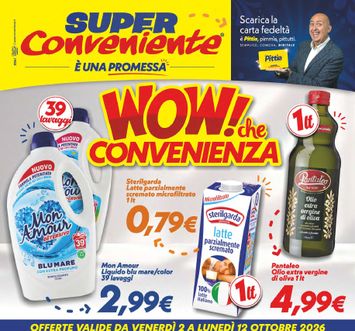 Volantino Super Conveniente - Super Conveniente - Messina, Siracusa, Palermo valido dal 02/10 al 12/10 - pagina 1
