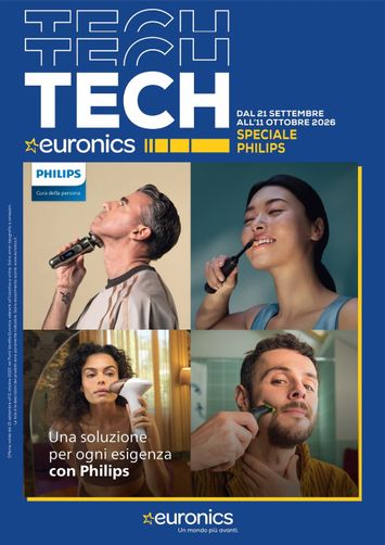 Volantino Euronics - Euronics - Speciale Philips valido dal 21/09 al 11/10 - pagina 1