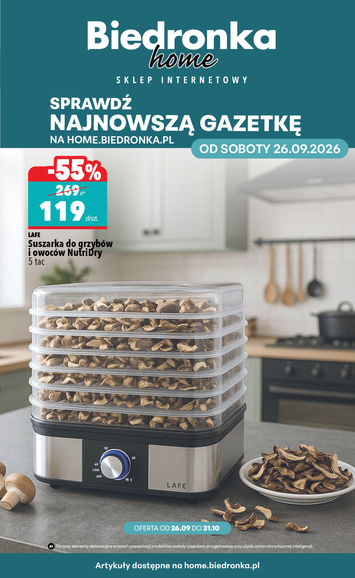 Leták Biedronka - Biedronka - Home od 26.09. do 31.10. - strana 1