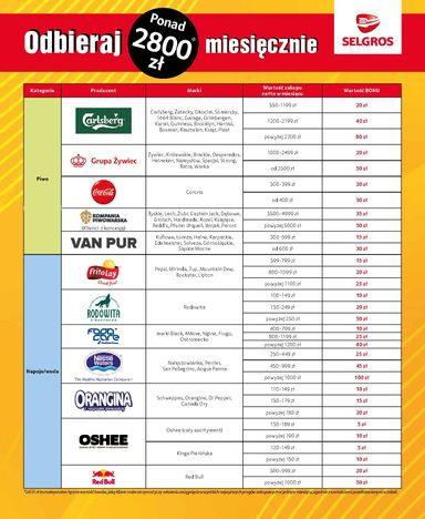 Gazetka Selgros - Selgros cash&carry - Bony za zakupy od 01.10. do 31.12. - strona 5