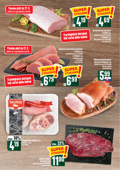 Leták COOP Jednota - COOP Jednota - Tempo od 24.09. do 30.09. - strana 11