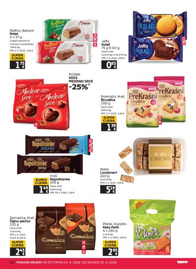 Katalog Tommy - Tommy vrijedi od 24.09. do 30.09. - stranica 22