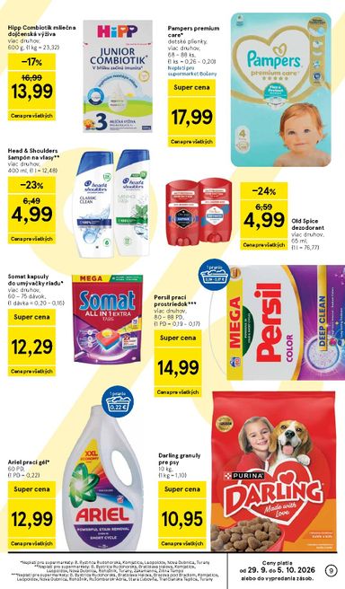 Leták Tesco - Tesco supermarket od 30.09. do 06.10. - strana 9