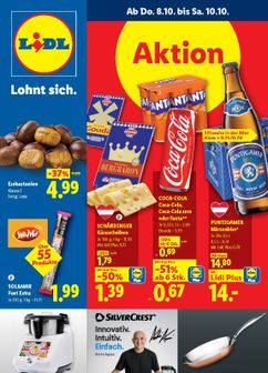 Lidl-Flugblatt gültig ab Donnerstag 08.10.