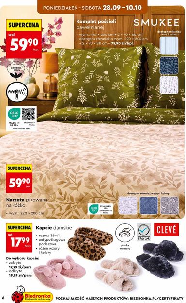 Gazetka Biedronka - Biedronka - Hity i inspiracje od 28.09. do 10.10. - strona 6