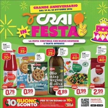 Volantino Crai - Crai valido dal 15/10 al 25/10 - pagina 1