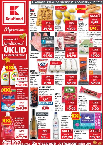 Leták Kaufland - Kaufland - Praha 4 od 30.09. do 06.10. - strana 1