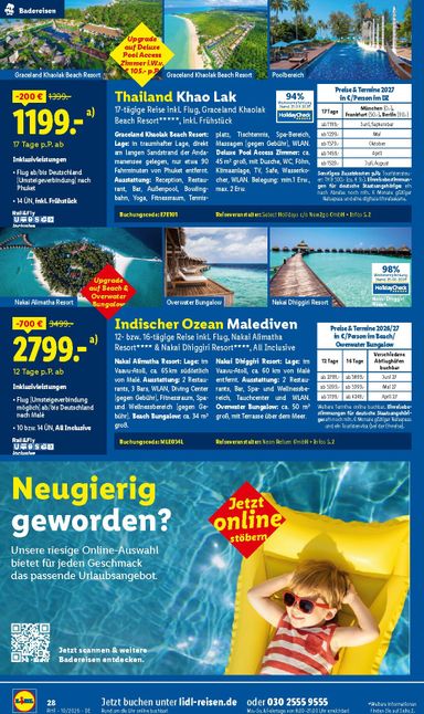 Prospekt Lidl - Lidl - Reise-Highlights gültig ab 30.09. bis 31.10. - seite 28