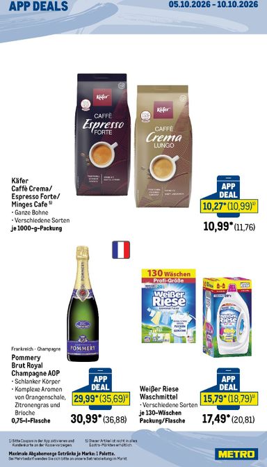 Prospekt METRO - Metro - App Deals gültig ab 05.10. bis 10.10. - seite 2