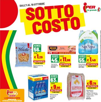 Volantino Iper - Iper valido dal 01/10 al 10/10 - pagina 1