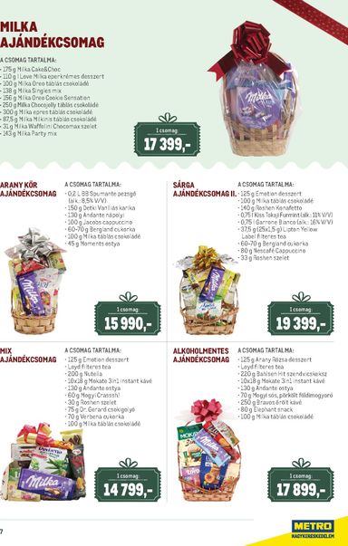 Akciós újság Metro - Metro - Ajándék megoldások érvényes 09.15.-tól 12.31.-ig - 7 oldal