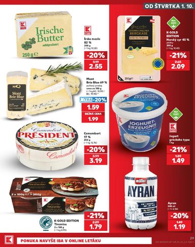 Leták Kaufland - Kaufland od 01.10. do 07.10. - strana 29