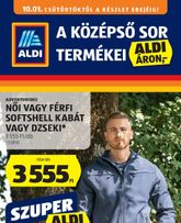 Aldi - Középső sor termékei, érvényes csütörtöktől 2026.10.01.