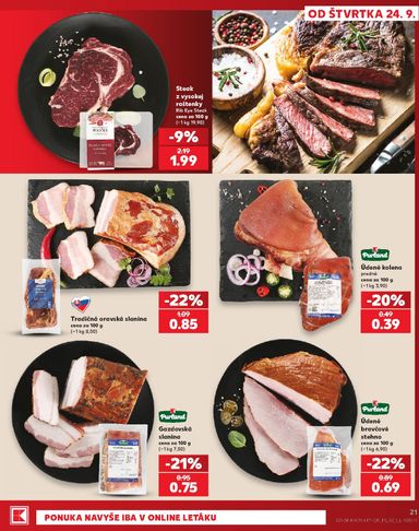 Leták Kaufland - Kaufland od 24.09. do 30.09. - strana 21