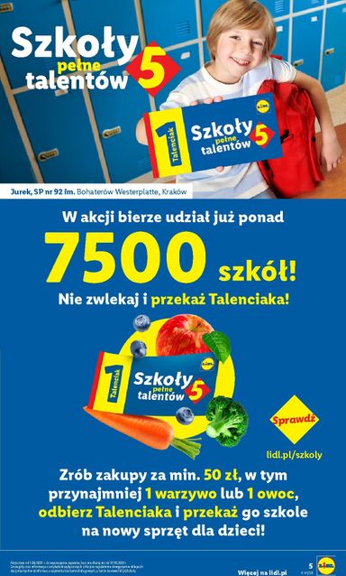 Leták Lidl Polsko - Lidl Polsko - Katalog Okazji od 05.10. do 10.10. - strana 7