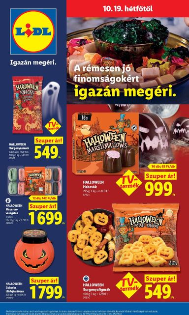 Akciós újság Lidl - Lidl érvényes 10.15.-tól 10.21.-ig - 66 oldal