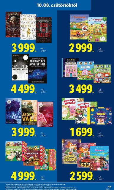 Akciós újság Lidl - Lidl érvényes 10.08.-tól 10.14.-ig - 49 oldal