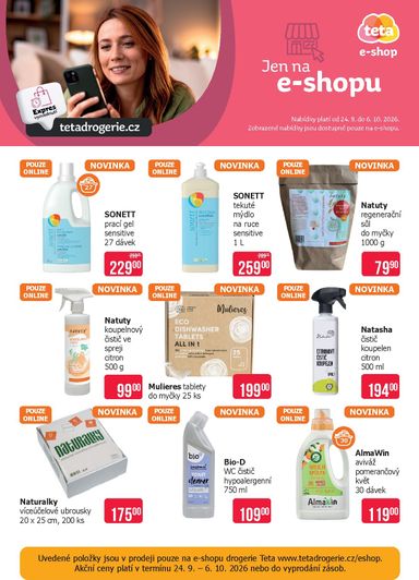 Leták Teta drogerie - Teta drogerie od 24.09. do 06.10. - strana 21