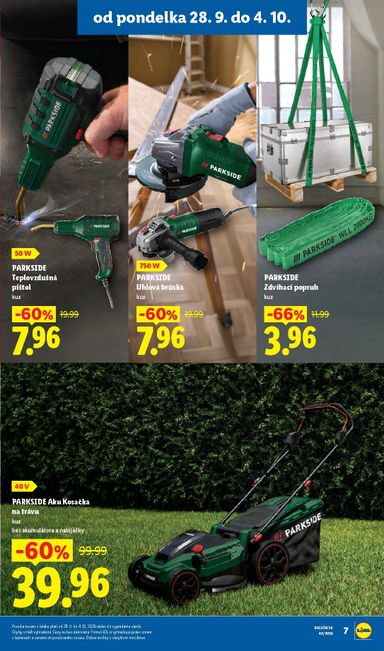 Leták Lidl - Lidl - Ešte viac extra akcií od 28.09. do 04.10. - strana 7