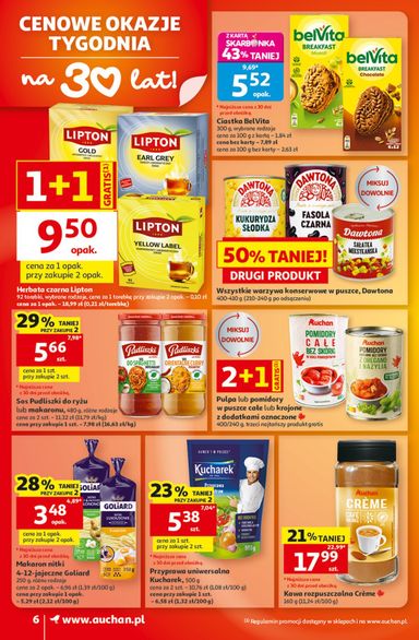 Gazetka Auchan - Supermarket Auchan od 01.10. do 07.10. - strona 6