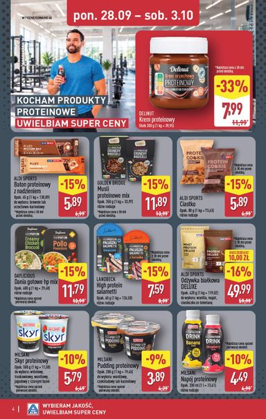 Gazetka ALDI - ALDI - Produkty proteinowe od 28.09. do 03.10. - strona 4