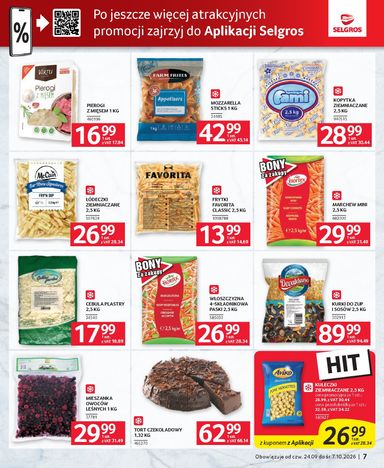 Gazetka Selgros - Selgros cash&carry - Oferta dla gastronomii od 24.09. do 07.10. - strona 7