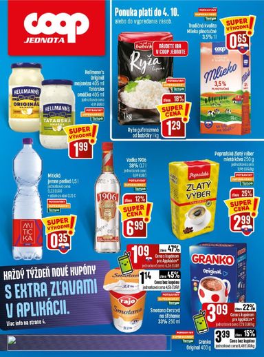 Leták COOP Jednota - COOP Jednota od 01.10. do 07.10. - strana 28
