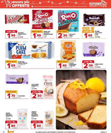 Volantino Iperal - Iperal - Ancora più offerte valido dal 30/09 al 13/10 - pagina 14