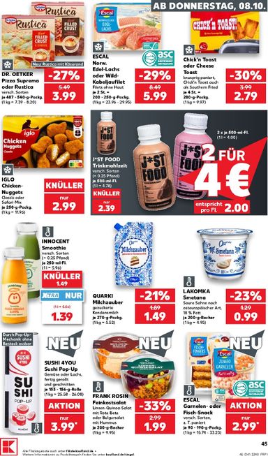 Leták Kaufland Německo - Kaufland Německo od 08.10. do 14.10. - strana 45