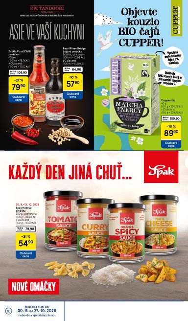Leták Tesco - Tesco - Značky, které máte rádi od 30.09. do 27.10. - strana 18