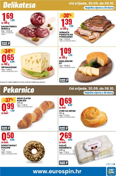 Katalog Eurospin - Eurospin vrijedi od 30.09. do 06.10. - stranica 15
