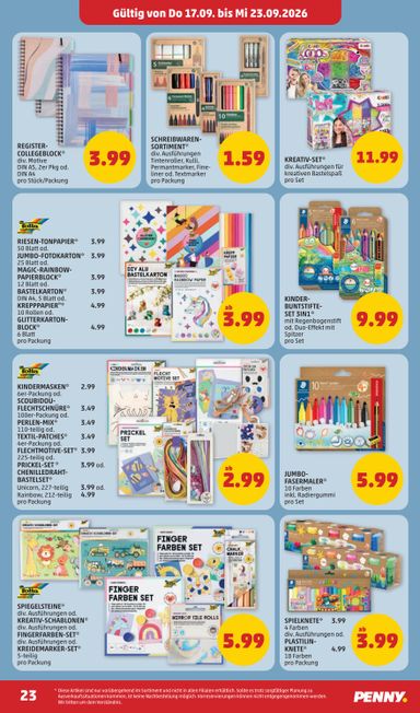 PENNY-Flugblatt - PENNY gültig ab 17.09. bis 23.09. - seite 23