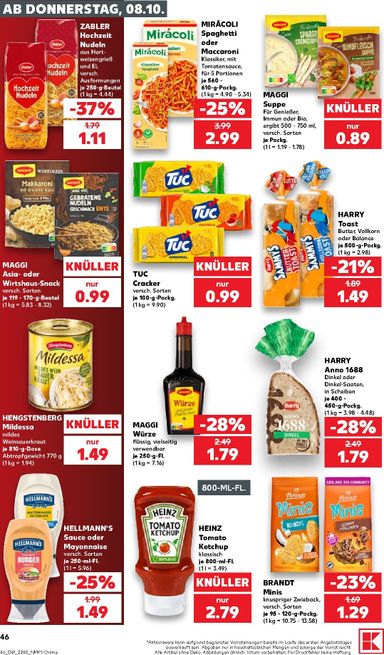 Leták Kaufland Německo - Kaufland Německo od 08.10. do 14.10. - strana 46