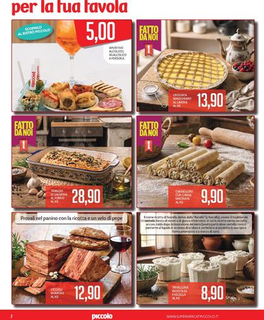 Volantino Piccolo - Piccolo - Offerte speciali valido dal 28/09 al 11/10 - pagina 2