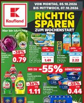 Kaufland Německo - Richtig Sparen Zum Wochenstart-Prospekt gültig ab Montag 05.10.2026
