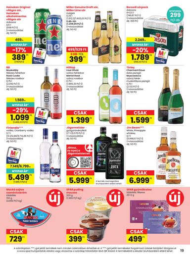 Akciós újság Spar - SPAR érvényes 10.08.-tól 10.14.-ig - 19 oldal