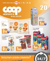 COOP Jednota - Galanta platný od štvrtka 01.10.2026