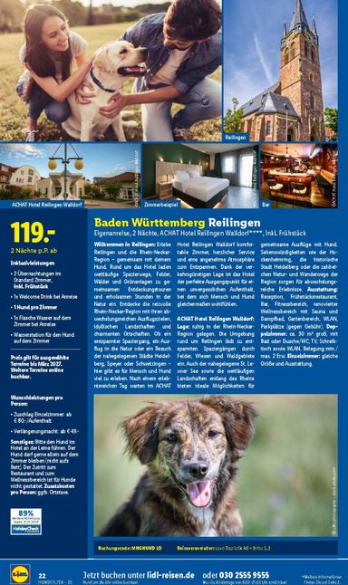 Prospekt Lidl - Lidl - Urlaub mit Hund gültig ab 29.07. bis 31.12. - seite 22